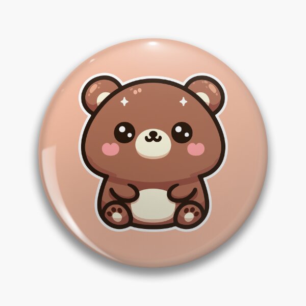 Item preview, Kawaii Cute Brown Bear 3 | Pets and Animals for Men and Women t-shirt designed and sold by panchiTWO.