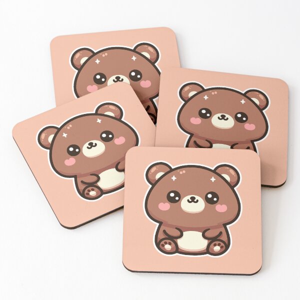 Item preview, Kawaii Cute Brown Bear 3 | Pets and Animals for Men and Women t-shirt designed and sold by panchiTWO.