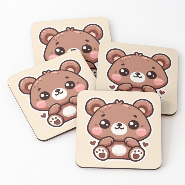 Item preview, Kawaii Cute Brown Bear 2 | Pets and Animals for Men and Women t-shirt designed and sold by panchiTWO.