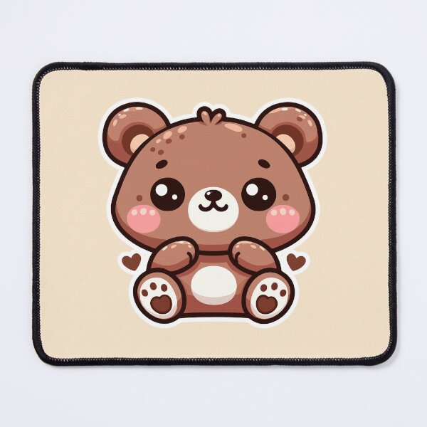 Item preview, Kawaii Cute Brown Bear 2 | Pets and Animals for Men and Women t-shirt designed and sold by panchiTWO.