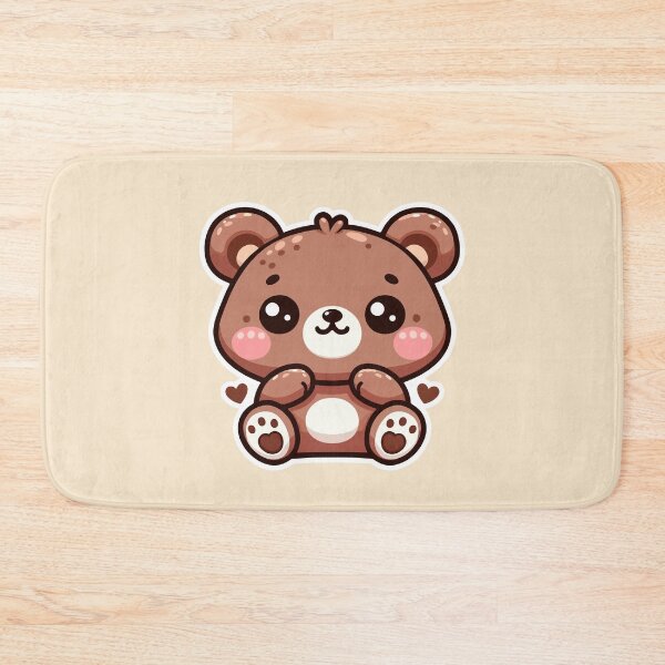 Item preview, Kawaii Cute Brown Bear 2 | Pets and Animals for Men and Women t-shirt designed and sold by panchiTWO.