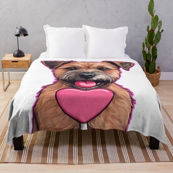 Item preview, Valentine's Day Border Terrier Love designed and sold by GoodyPaws.