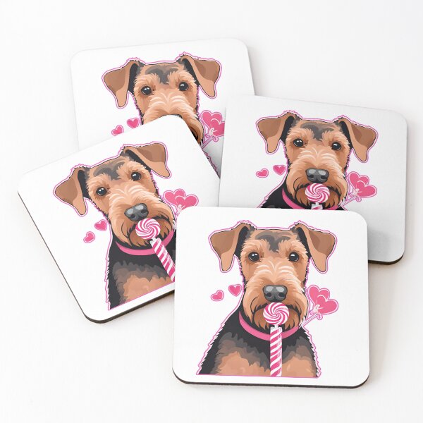 Item preview, Valentine's Day Airedale Terrier Love designed and sold by GoodyPaws.