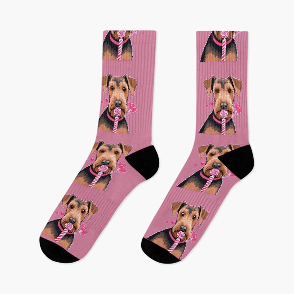 Item preview, Valentine's Day Airedale Terrier Love designed and sold by GoodyPaws.