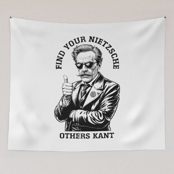 Item preview, Funny Philosophy Find Nietzsche Others Kant Philosopher Pun designed and sold by GrandeDuc.