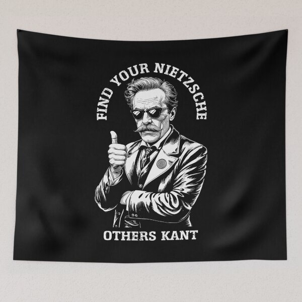 Item preview, Funny Philosophy Find Nietzsche Others Kant Philosopher Pun designed and sold by GrandeDuc.
