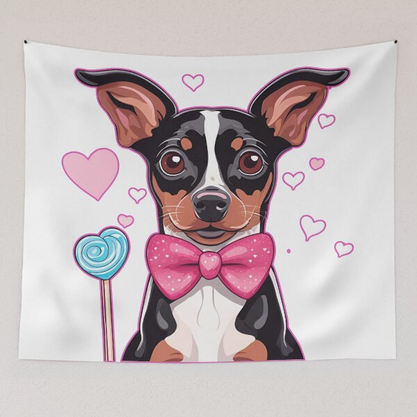 Item preview, Valentine's Day English Toy Terrier Love designed and sold by GoodyPaws.