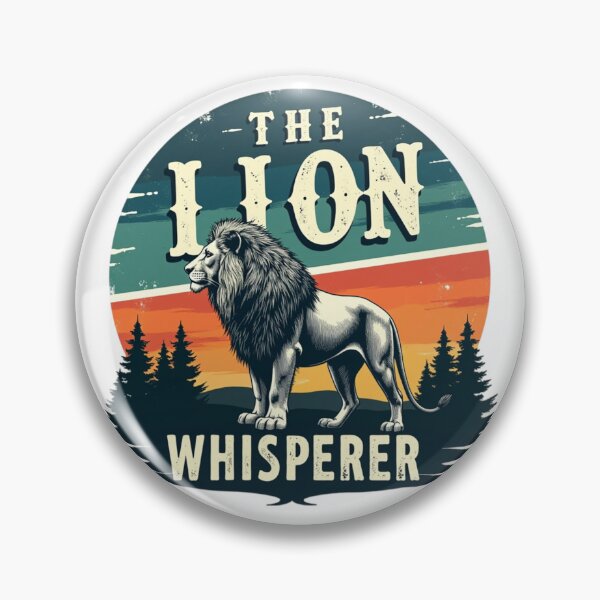 Item preview, The Lion whisperer retro Lion t shirt designed and sold by StreetArtPro.