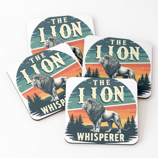 Item preview, The Lion whisperer retro Lion t shirt designed and sold by StreetArtPro.
