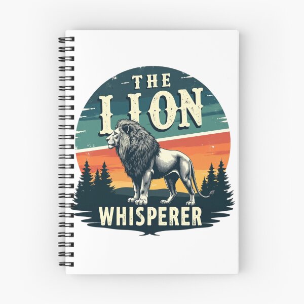 Item preview, The Lion whisperer retro Lion t shirt designed and sold by StreetArtPro.