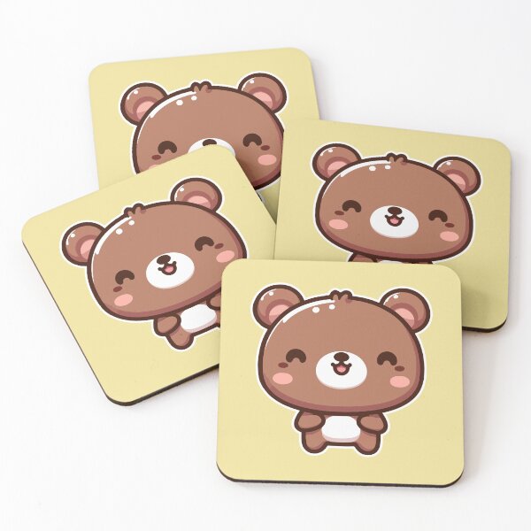Item preview, Kawaii Cute Brown Bear 4 | Pets and Animals for Men and Women t-shirt designed and sold by panchiTWO.