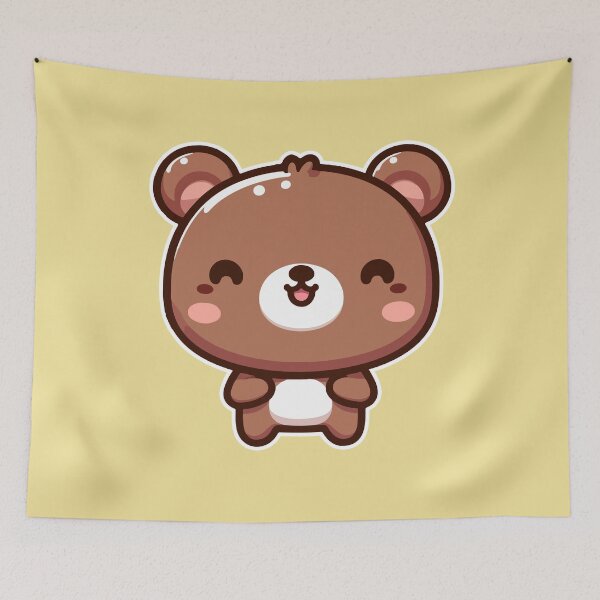 Item preview, Kawaii Cute Brown Bear 4 | Pets and Animals for Men and Women t-shirt designed and sold by panchiTWO.