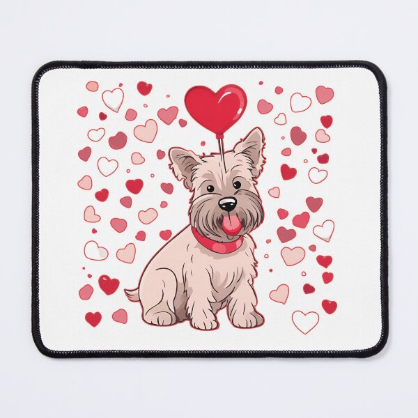 Item preview, Valentine's Day Cesky Terrier Love designed and sold by GoodyPaws.