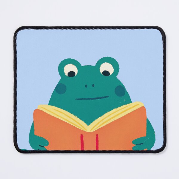 Item preview, Adorable Frog Reading a Book designed and sold by DreamyMile.
