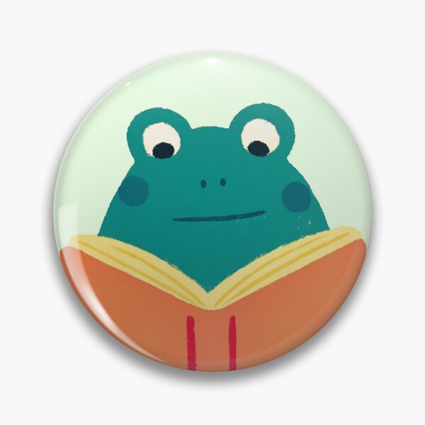 Item preview, Adorable Frog Reading a Book designed and sold by DreamyMile.