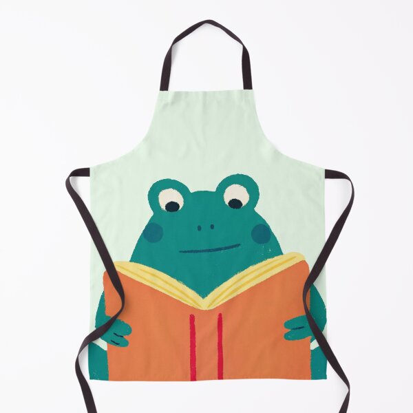 Item preview, Adorable Frog Reading a Book designed and sold by DreamyMile.