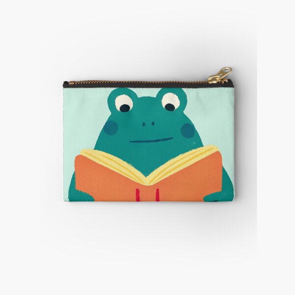 Item preview, Adorable Frog Reading a Book designed and sold by DreamyMile.