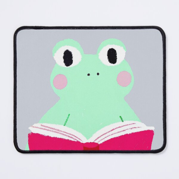 Item preview, Sweet Frog Reading a Pink Book designed and sold by DreamyMile.