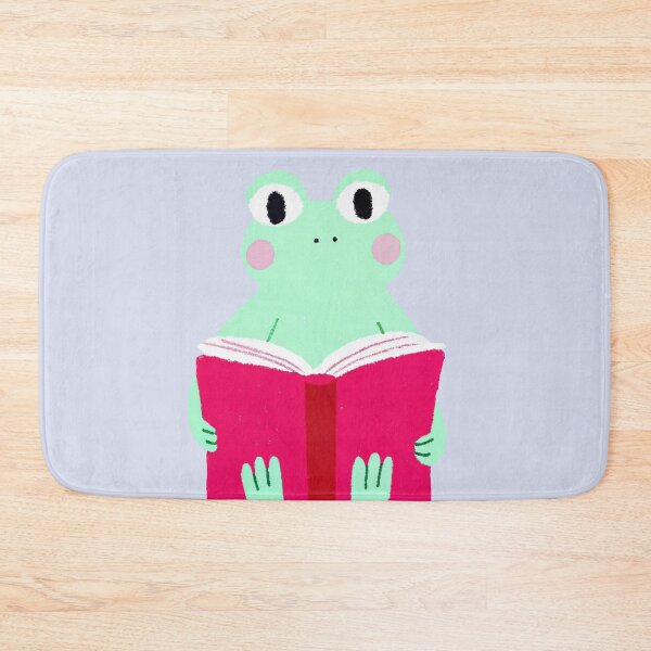 Item preview, Sweet Frog Reading a Pink Book designed and sold by DreamyMile.
