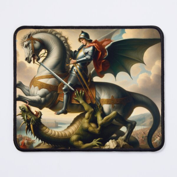 Item preview, Dragon Fight With Knight On Horse designed and sold by KolinBoy.