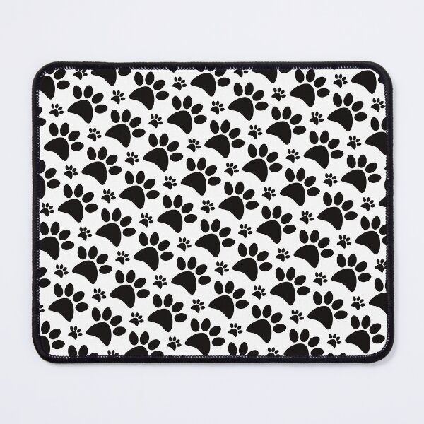 Item preview, Black Paw Prints Pattern designed and sold by Tanya C  Smith.