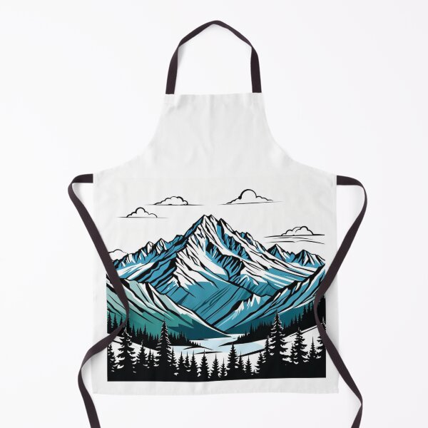 Item preview, PNW Mountain Outline Graphic designed and sold by Catherine Harrison.