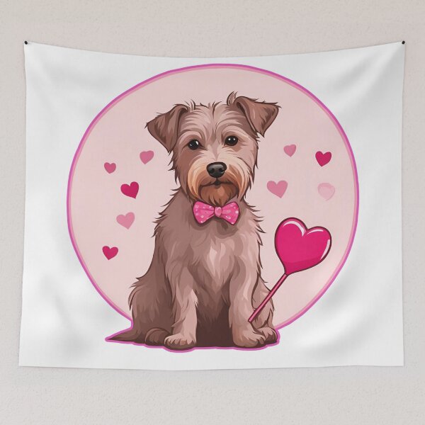 Item preview,  Valentine's Day Dandie Dinmont Terrier Love designed and sold by GoodyPaws.