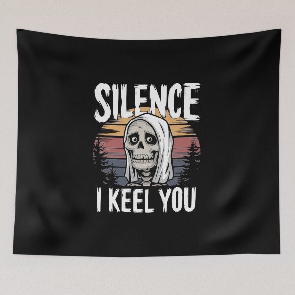 Item preview, Funny Skeleton Silence Design - Humorous Artwork designed and sold by love3617.