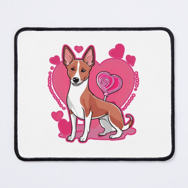 Item preview, Valentine's Day Basenji Love designed and sold by GoodyPaws.