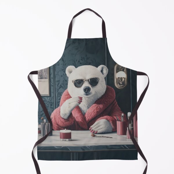 Item preview, Lady Bear In A Manicure Salon designed and sold by QuietKingdom.