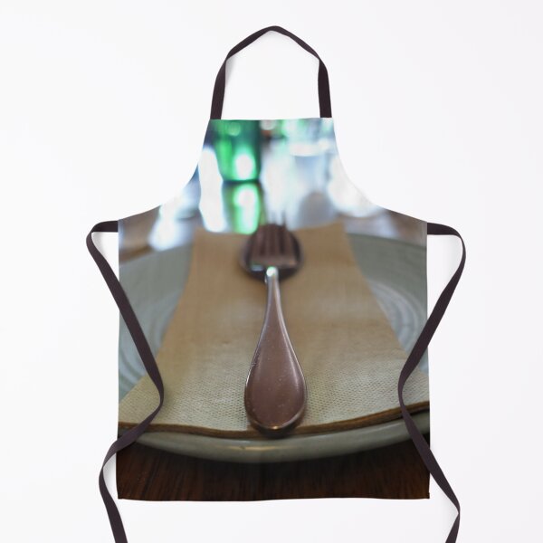Item preview, Elegant Table Setting - Minimalist Fork and Napkin on Plate designed and sold by zenjiinspired.