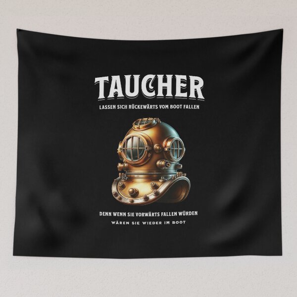 Item preview, Divers fall backwards from the boat... - funny saying designed and sold by Pflugart.