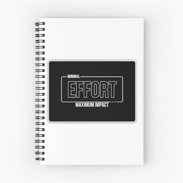 Item preview, Minimal effort, maximum impact. designed and sold by PapaMatrix.