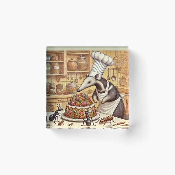 Item preview, Anteater Chef Makes a Cake designed and sold by DamioPolArt.