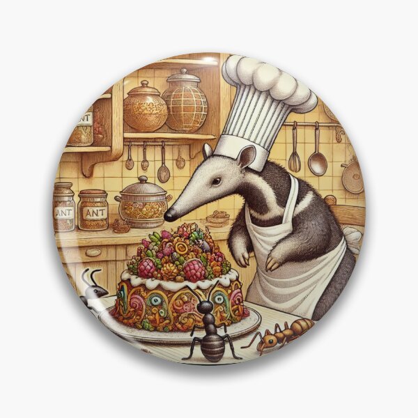 Item preview, Anteater Chef Makes a Cake designed and sold by DamioPolArt.
