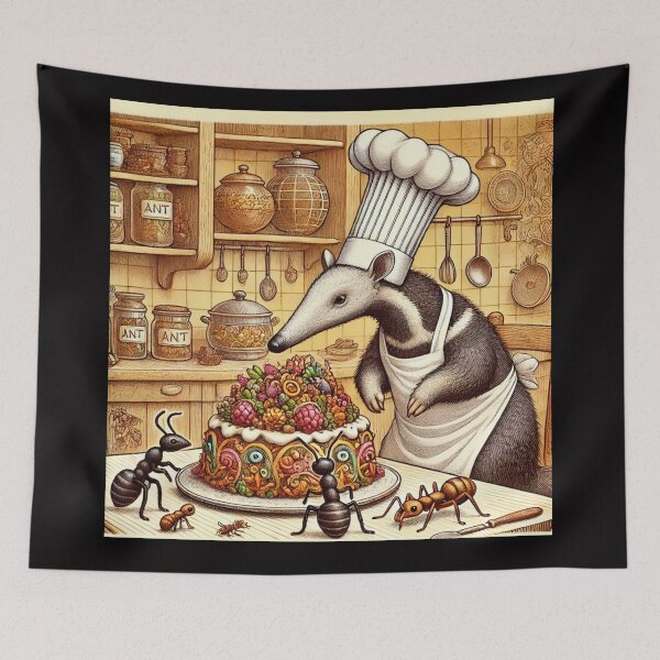 Item preview, Anteater Chef Makes a Cake designed and sold by DamioPolArt.