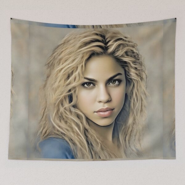Item preview, Soft portrait of Shakira designed and sold by bogfl.