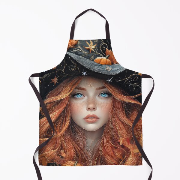 Item preview, Red Head Witch Halloween designed and sold by thewandswant.