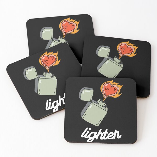 Item preview, Flaming Heart Lighter designed and sold by PanpaanDesign.