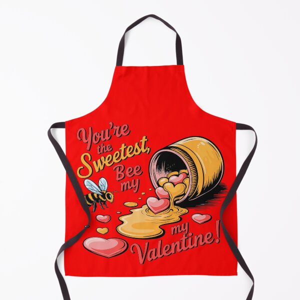 Item preview, You're the Sweetest Bee My Valentine Honey Jar Heart Design designed and sold by splonkss.