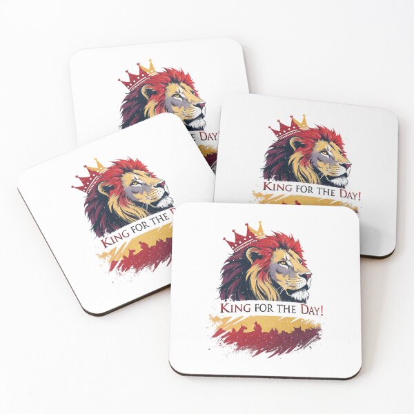 Item preview, King for the Day, Lion - Powerful and Majestic Animal-Themed Design designed and sold by Colorful-Garden.
