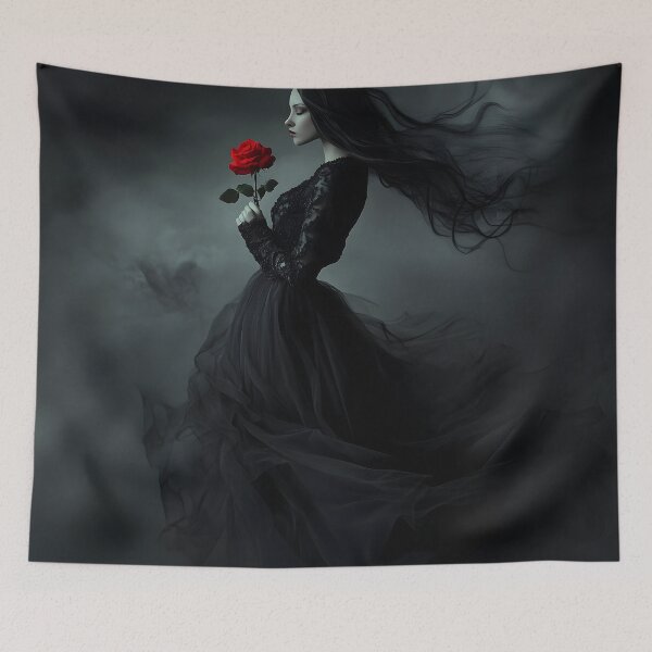 Item preview, The Rose of Darkness: A Gothic Elegance designed and sold by AbyssWear.