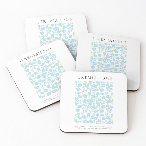 Item preview, I have loved you with an everlasting love bible verse print 1 designed and sold by Cherise Rochelle.