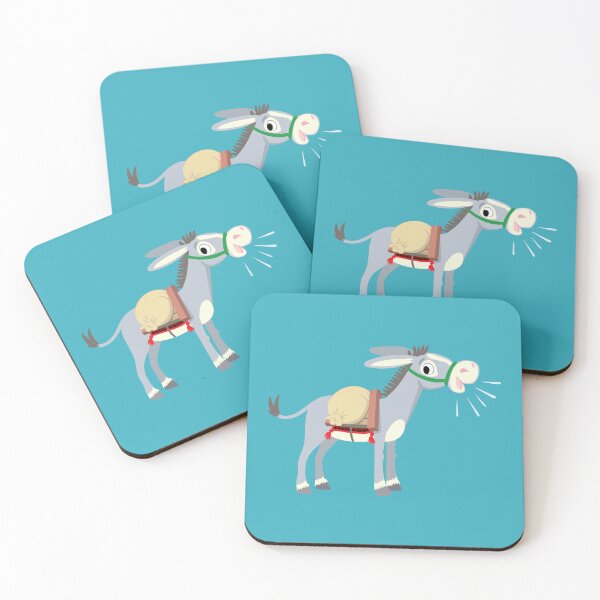 Item preview, donkey carrying a sack of flour on its back designed and sold by duxpavlic.