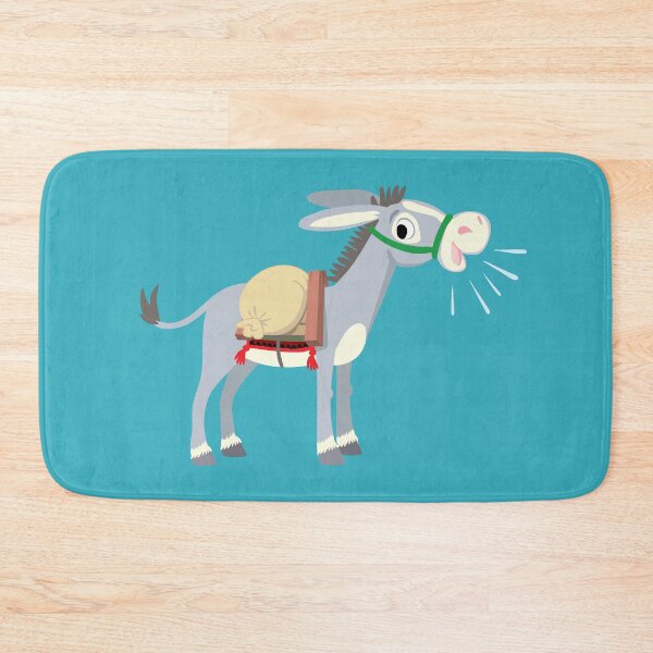 Item preview, donkey carrying a sack of flour on its back designed and sold by duxpavlic.