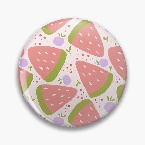Item preview, Cute Pastel Red Watermelon Seamless Pattern designed and sold by SoothiArt.