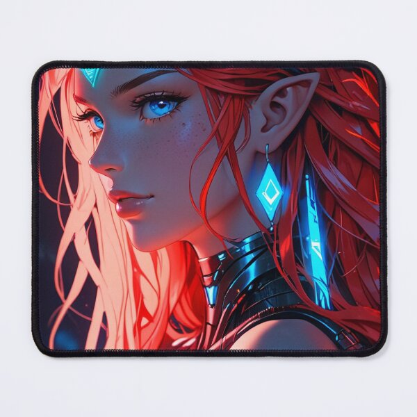 Item preview, Scifi Red Hair Anime Girl designed and sold by KungKthulhu.