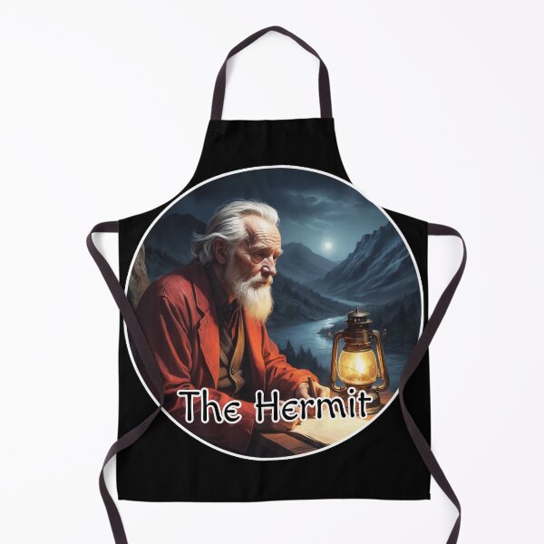 Item preview, Major Arcana Tarot Cards - The Hermit with The Moon designed and sold by Pixel Waite.