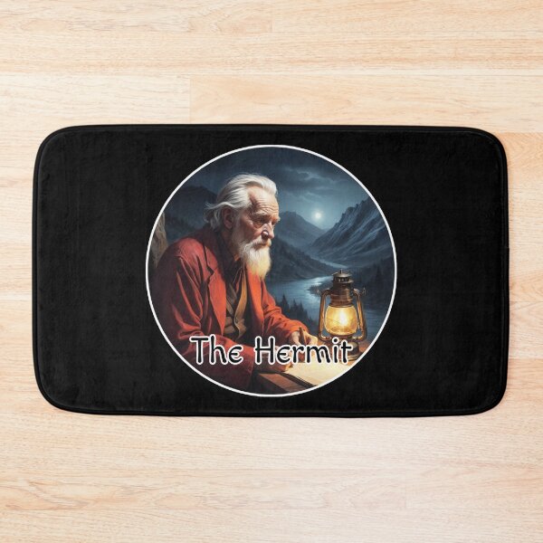 Item preview, Major Arcana Tarot Cards - The Hermit with The Moon designed and sold by Pixel Waite.