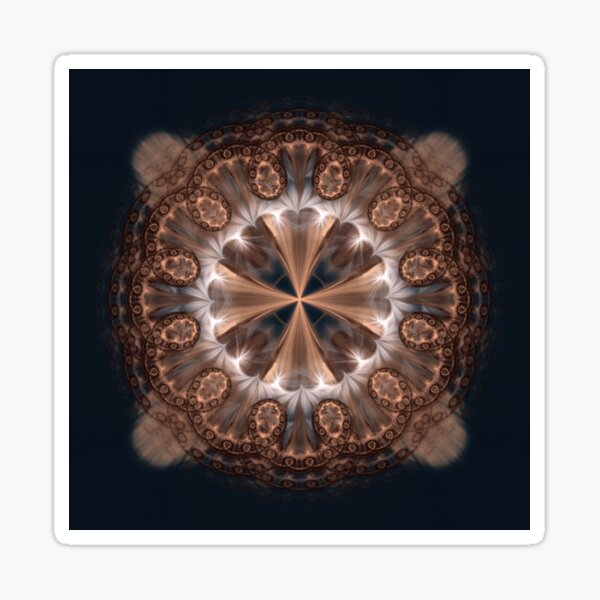 Item preview, Sacred geometry ornament with cross designed and sold by Galas Art.
